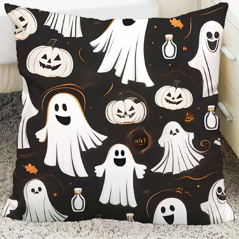 Decorbites™ Halloween-Plüsch-Kartoffelkissen für Wohnzimmer und Schlafzimmer, festliche Dekoration