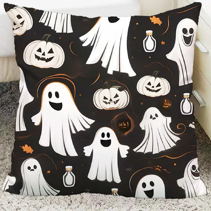 Decorbites™ Halloween-Plüsch-Kartoffelkissen für Wohnzimmer und Schlafzimmer, festliche Dekoration