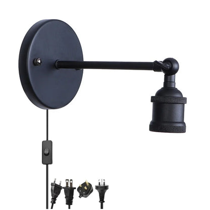 Decorbites™ Industrielles Vintage Steckdosens LED Wandlicht für Badezimmerspiegel Treppenhaus Balkon