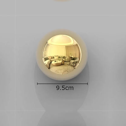 Decorbites™ Goldene Ball-Wanddekoration Ornamente Raumästhetik Wohnraum-Hintergrund-Display