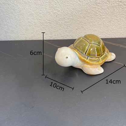 Decorbites™ Süße Schildkröten-Statue-Tablett Schreibtisch-Dekoration Raum-Dekor Kreative Skulptur