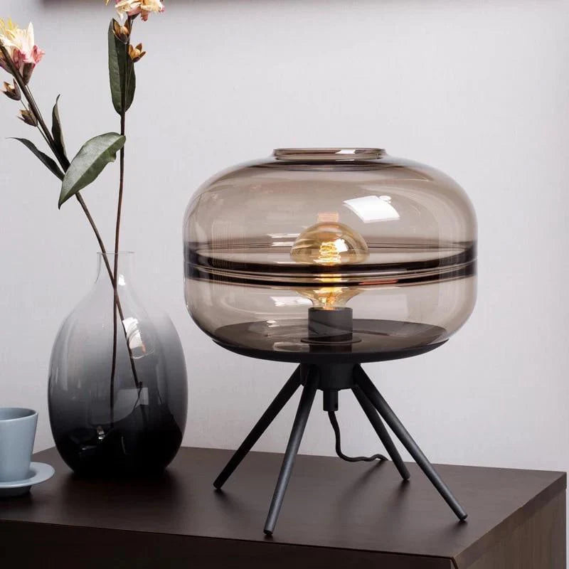 Decorbites™ Glas-Schreibtisch: Modern dekorativer LED-Wohnzimmer-Schlafzimmer kreativer Glas-Dekor-Schreibtisch