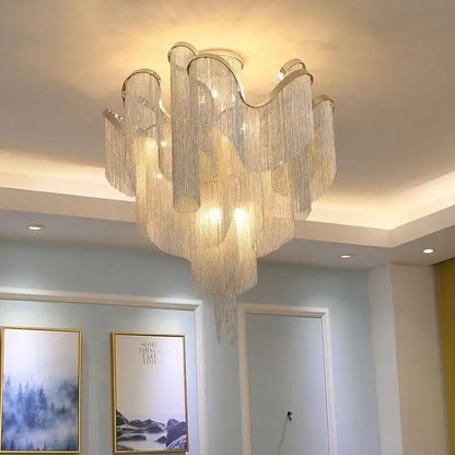 Decorbites™ LED-Blumenquasten-Deckenleuchter für Wohnzimmer, Treppenhaus – Elegante Villa-Pendantleuchte