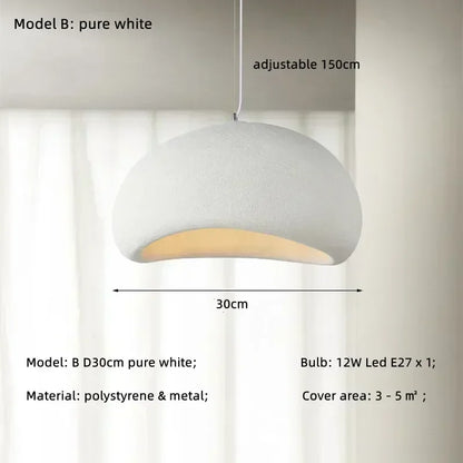 Decorbites™ Japanischer Stil Wabi-Sabi LED-Hängeleuchter für die Dekoration von Wohnzimmer, Esszimmer oder Bar