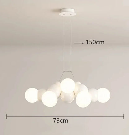 Decorbites™ Elegante Kronleuchter Deckenpendellampe für Esszimmer, Salon und Innenbeleuchtung