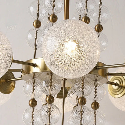 Decorbites™ Glas-Kugelleuchte LED-Hängeleuchte: Moderner Kronleuchter für Wohnzimmer Kücheninsel