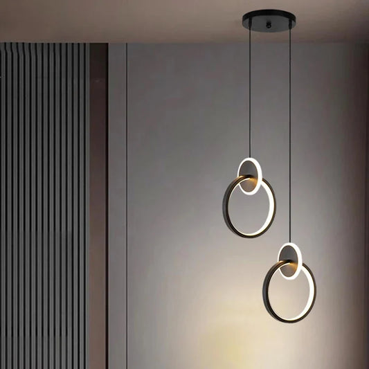 Modern Alloy LED Bedside Pendant Light