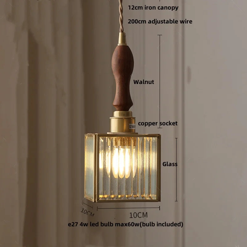 Decorbites™ Kupferglas-LED-Pendantleuchte, modernes nordisches Hängelicht
