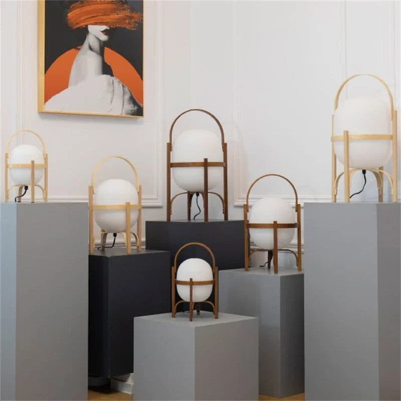 Decorbites™ Bambus-LED-Schreibtischlampe: Moderne, einfache und stilvolle Tischleuchte für die Einrichtung zu Hause