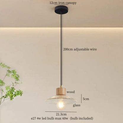 Decorbites™ Glas-LED-Pendantleuchte – Moderne nordische Hängelampe für Zuhause und Esszimmer