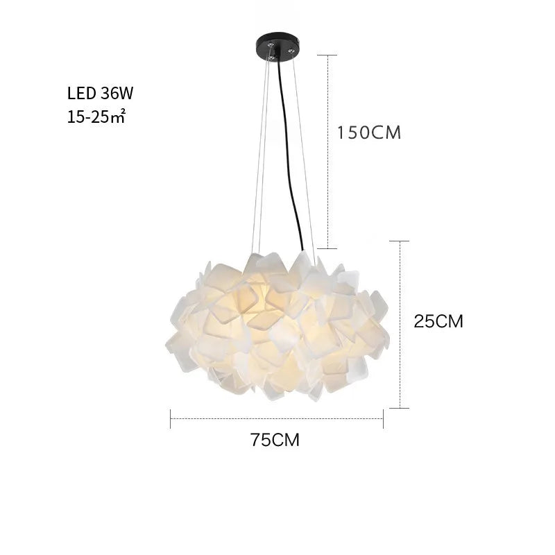 Decorbites™ Clizia LED-Kronleuchter – Neues Design Acryl Aufhängung Schlafzimmer Café-Lichter