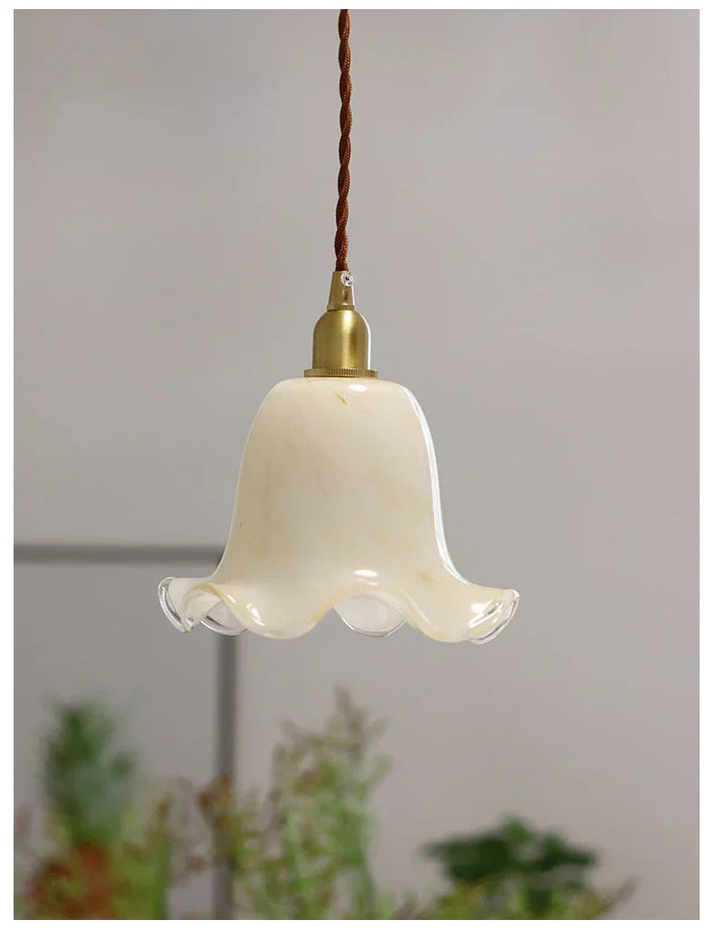 Decorbites™ Glas-LED-Hängeleuchte: Minimalistischer europäischer Stil, Retro-Design, Luxus-Messing-Finish