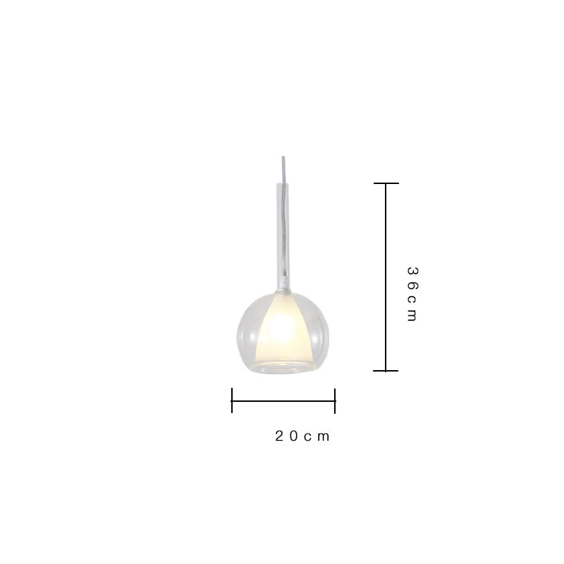 Decorbites™ Designer-Glas-Hängeleuchte für Esszimmer, Küche, Loft und Heimdekoration