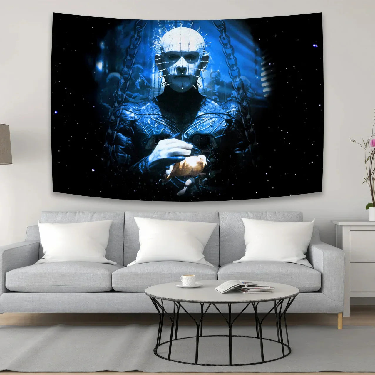 Decorbites™ Kürbislaterne Wandbehang: Boho Halloween-Horrorfilm-Dekoration für Zuhause & Schlafzimmer