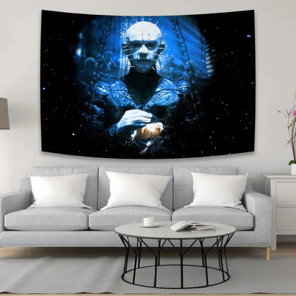 Decorbites™ Kürbislaterne Wandbehang: Boho Halloween-Horrorfilm-Dekoration für Zuhause & Schlafzimmer
