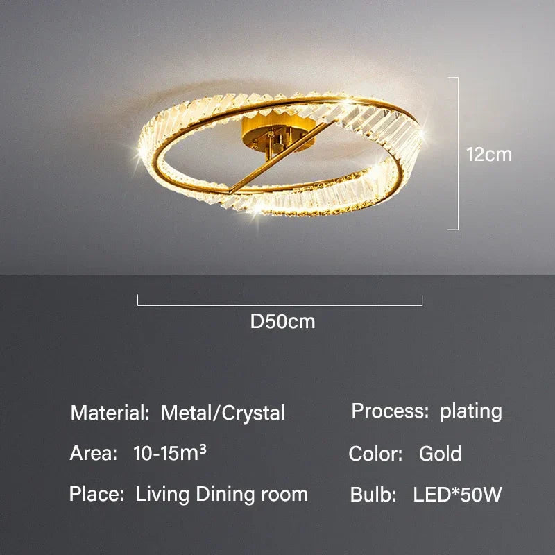 Decorbites™ Crystal-LED-Deckenleuchten: Moderne Luxusbeleuchtung für Küche und Esszimmer