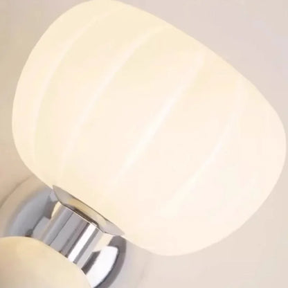 Decorbites™ Sahne Brise Kürbis LED Wandlampen, Elegante Beleuchtung für Schlafzimmer Wohnzimmer Esszimmer Flur