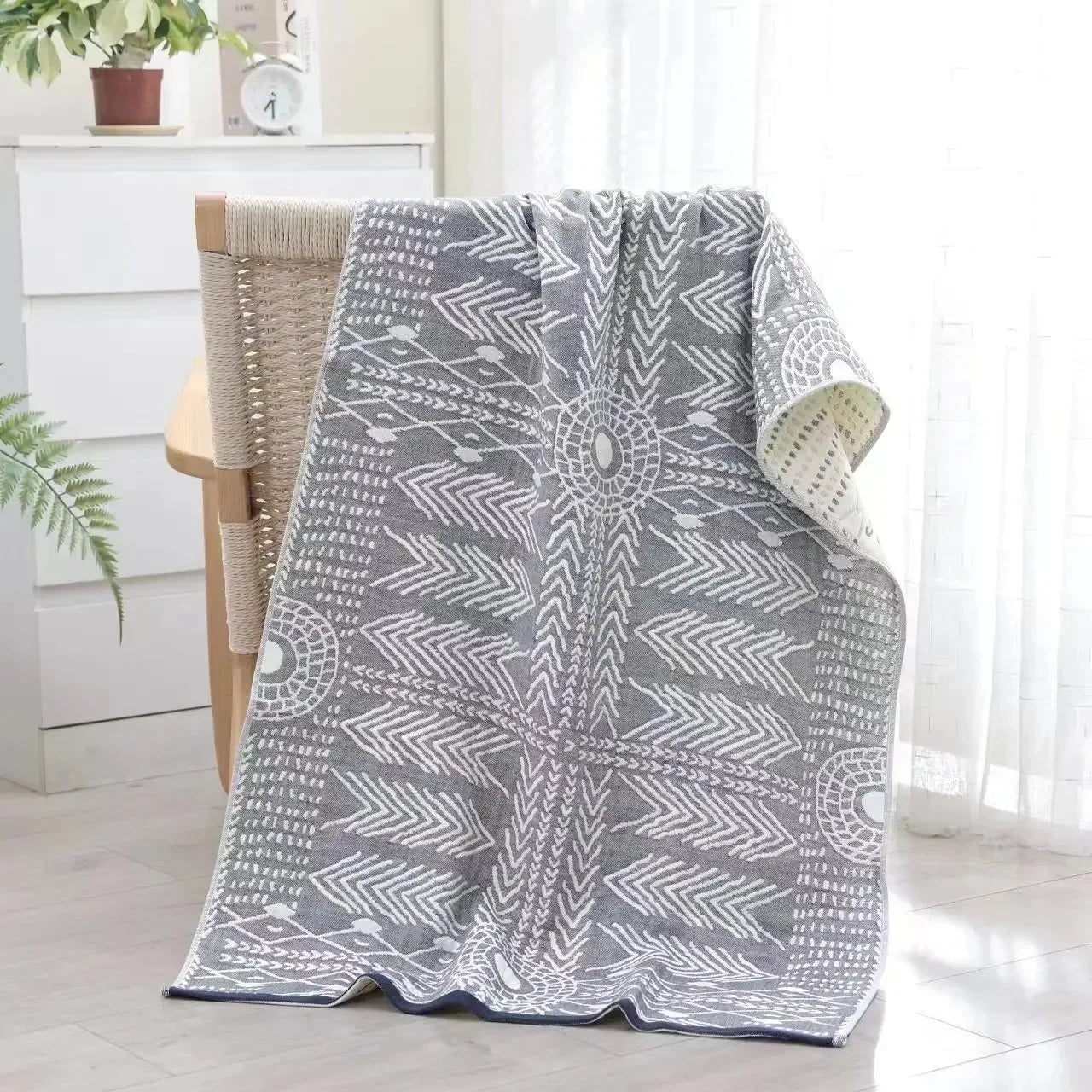 Decorbites™ Baumwoll-Badhandtuch - Weich & Schnell Trocknend - 70x140 cm