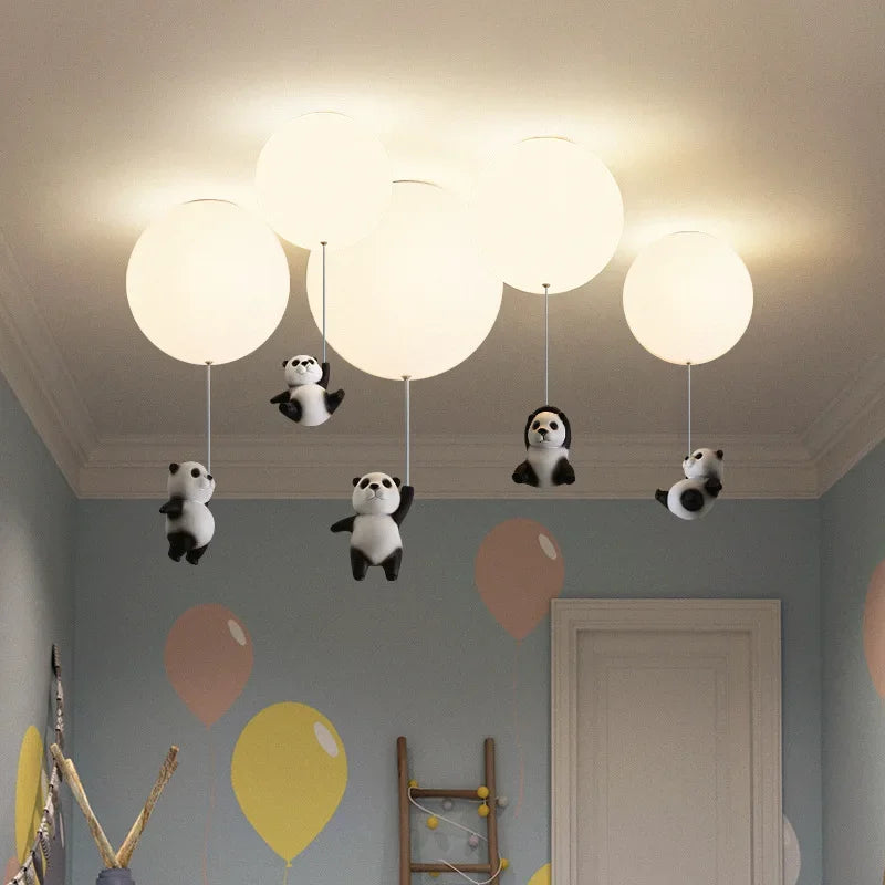 Decorbites™ Kinder Bären LED Deckenleuchter, süße Schlafzimmer-Hängeleuchte für Jungen und Mädchen