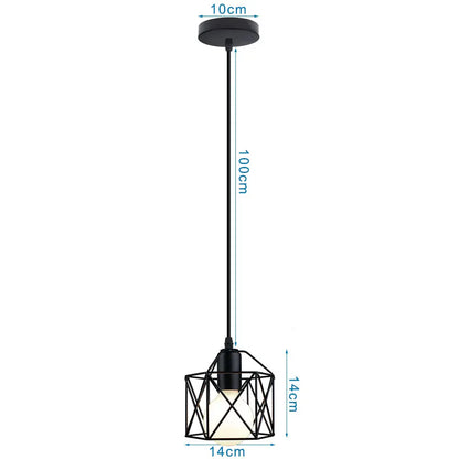 Decorbites™ Industrielles Loft-Pendant-LED-Deckenleuchte für die Dekoration im Wohnzimmer, Küche und Zuhause