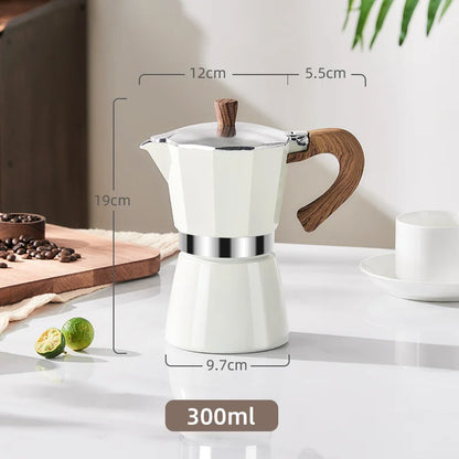 Decorbites™ 300ml Klassische Kaffeemaschine von GIANXI: Aluminium italienischer Herd-Mokka-Topf