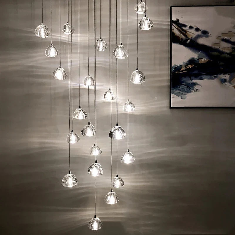 Decorbites™ Kristall-LED-Deckenleuchter Schlafzimmer Wohnzimmer Treppenhaus Pendelleuchte
