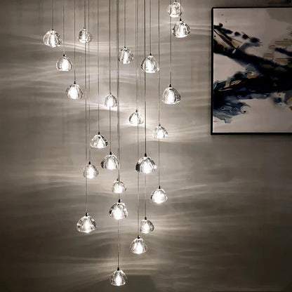 Decorbites™ Kristall-LED-Deckenleuchter Schlafzimmer Wohnzimmer Treppenhaus Pendelleuchte