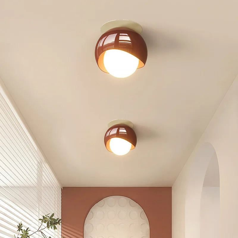 Decorbites™ Glas-Eisen-LED-Deckenleuchte moderne Heimdekoration