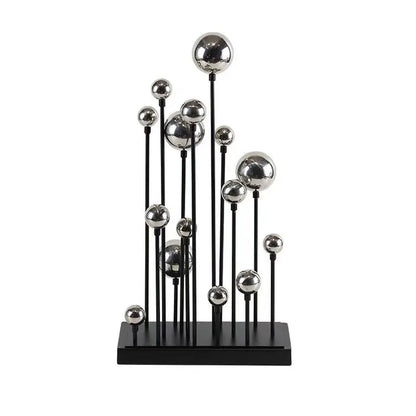 Decorbites™ Geometrische Goldene Ball-Skulptur: Metall-Handwerk Hausdekor-Ornament