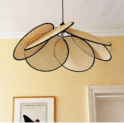 Decorbites™ Japanisches Rattan-Bodenleuchte für Villa-Wohnzimmer, Studierzimmer und Dachbodenbeleuchtung