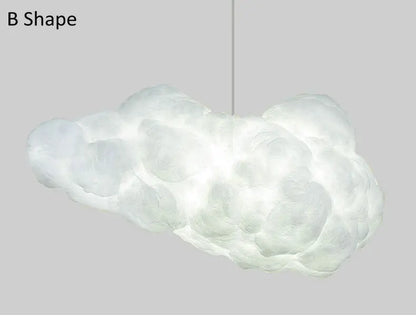 DecorBites™ Cloud Ceiling Chandelier Cotton Lampshade - Elegant Lighting for Home & Store