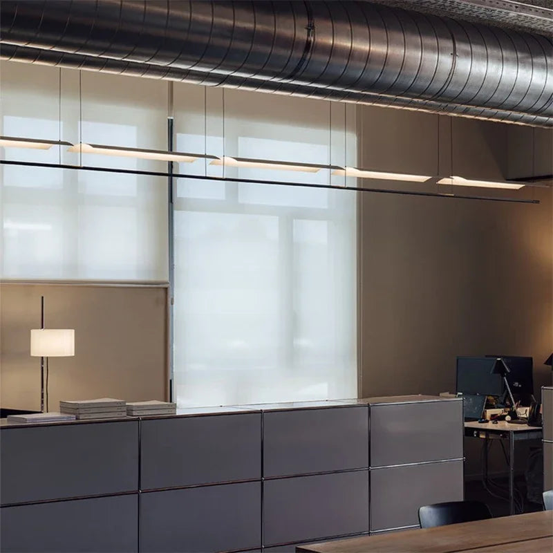 Decorbites™ Lamina LED-Pendelleuchte: Minimalistisches Design für Büro, Wohnzimmer, Restaurant, Bar.