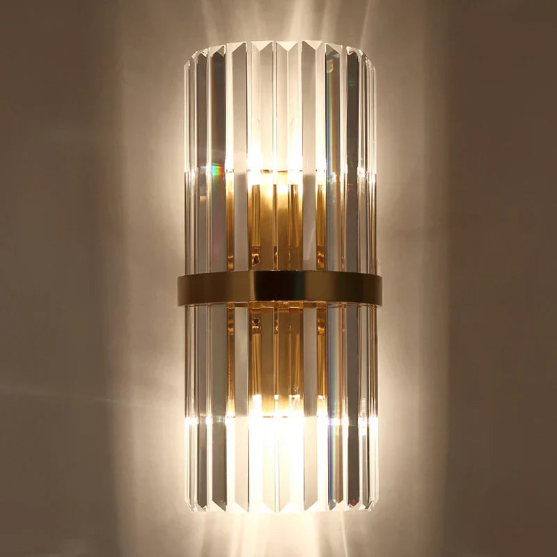 DecorBites™ Crystal Wall Light: Modern Nordic Sconces Indoor Lighting for Living Room Bedroom