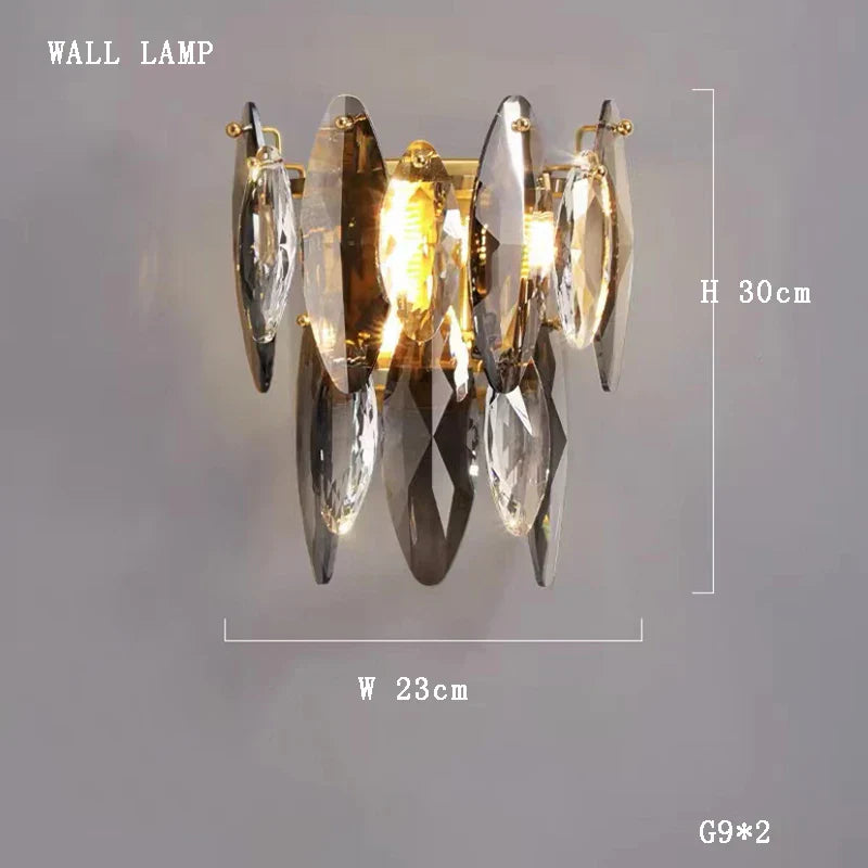 Decorbites™ Kristall 2024 Kronleuchter LED-Leuchte für die Dekoration von Ess- und Wohnzimmer