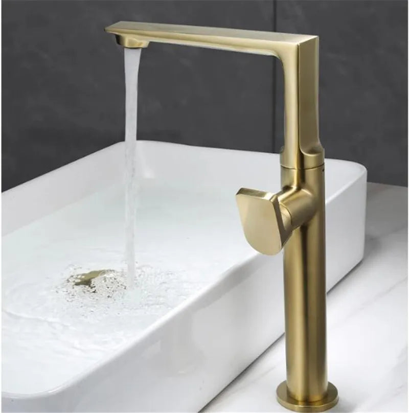 Gold Brass Mixer Faucet