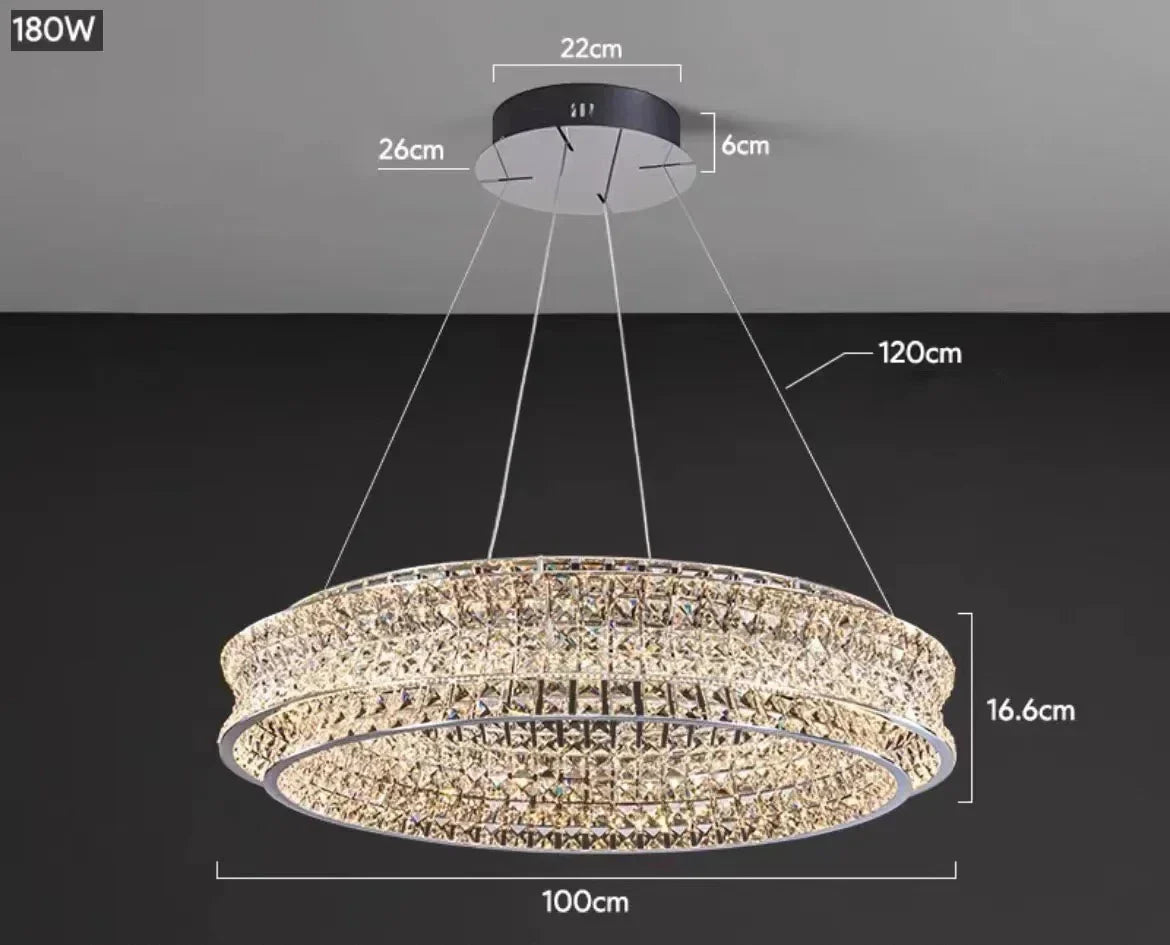Decorbites™ K9-Kristall-Luxus-Lüster für Restaurant Bar Hotel LED-Lampen
