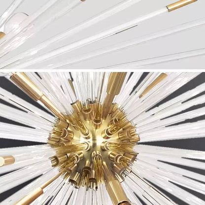 DecorBites™ Crystal Dandelion LED Chandelier for Luxury Indoor Decor