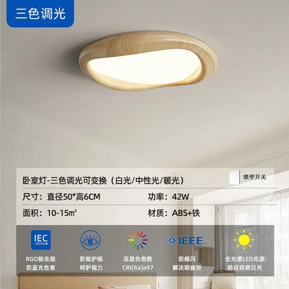 Decorbites™ LED-Holz-Lüster für Schlafzimmer Wohnzimmer Innenbeleuchtung Dekoration