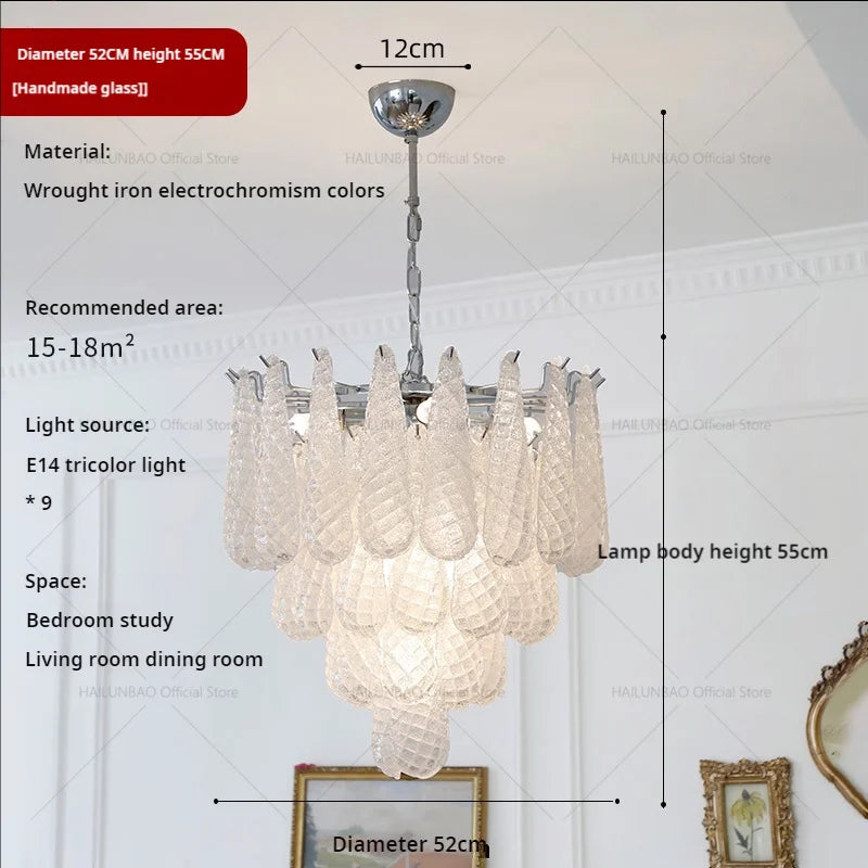 Decorbites™ Kristallglas-Lüster für Wohnzimmer, Esszimmer und Schlafzimmer – Elegante mittelalterliche Kunst