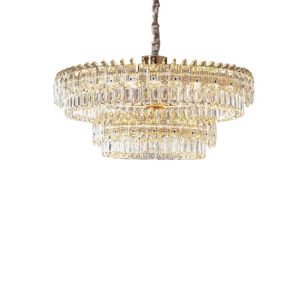 Decorbites™ Doppelkristall-Deckenleuchter: Moderne Luxus-Home-Dekoration für das Wohnzimmer