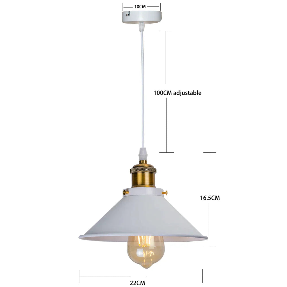Decorbites™ Industrielle Retro-LED-Hängeleuchter-Pendant-Lampe für Heim-Esszimmer, Bar und Restaurant-Dekoration
