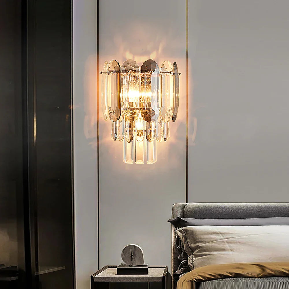Decorbites™ Crystal-LED-Wandlampe: Minimalistisches Luxuslicht für das Wohnzimmer-TV-Hintergrund
