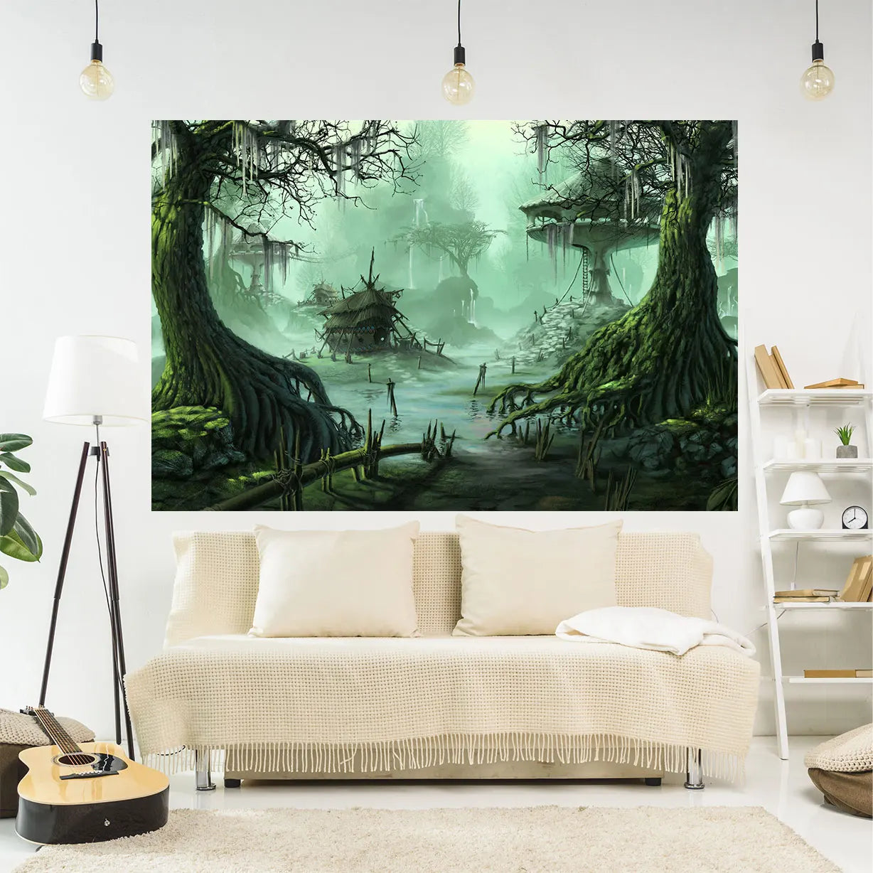 Decorbites™ Verzauberter Sumpfwandteppich für Yogamatte und Heimdekoration