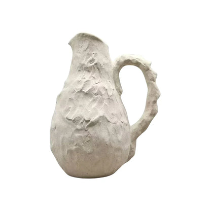Decorbites™ Handgefertigte Keramikvase mit unregelmäßigem Korn für Blumenarrangements im Zuhause