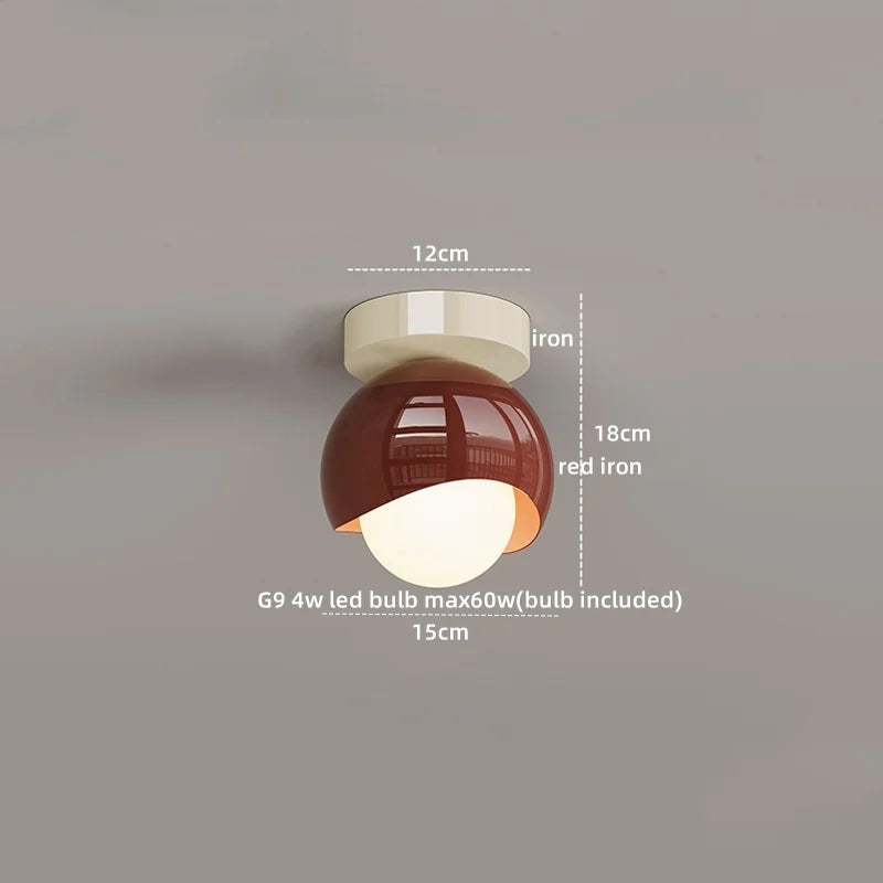 Decorbites™ Glas-Eisen-LED-Deckenleuchte moderne Heimdekoration