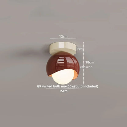 Decorbites™ Glas-Eisen-LED-Deckenleuchte moderne Heimdekoration