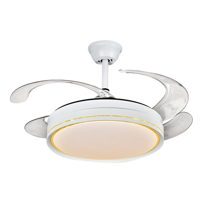Decorbites™ LED-Deckenventilatoren mit Dekoration und Fernbedienung für Wohnzimmer, Schlafzimmer, Esszimmer