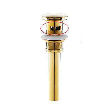 Gold Crystal Basin Faucet With Double Handles