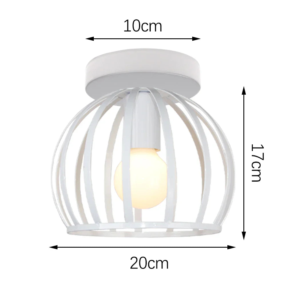 Decorbites™ Industrielle E27 Deckenlampe: Vintage Retro Loft Stil für die Dekoration im Wohnzimmer und in der Küche zu Hause