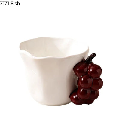 Decorbites™ Spaßige Früchte Keramikbecher Zitrone/Traube Esstisch-Kaffee-Nachmittagstee-Tasse